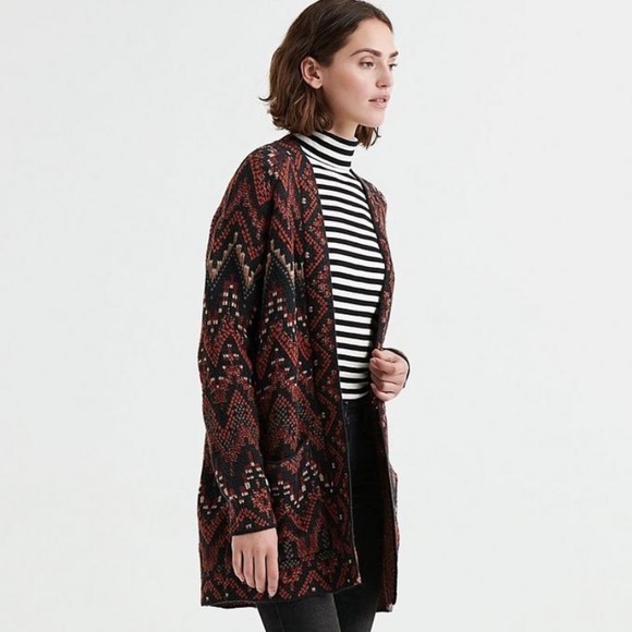 Lucky Brand Long Cardigan - Picture 2 of 7